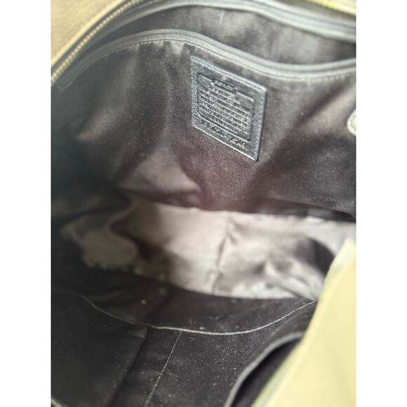 Coach Laura Spectator Taupe Leather Tote - Picture 5 of 6